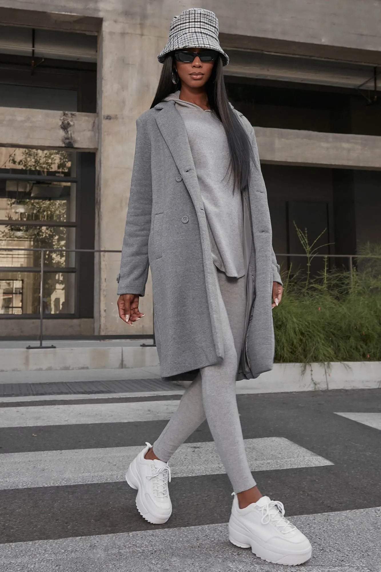 All Business Baby Coat - Heather Grey