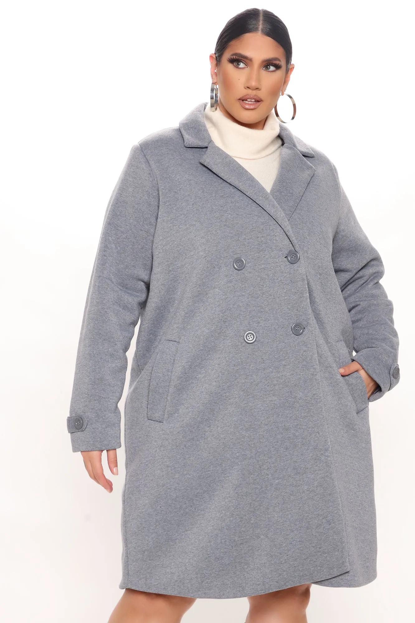 All Business Baby Coat - Heather Grey