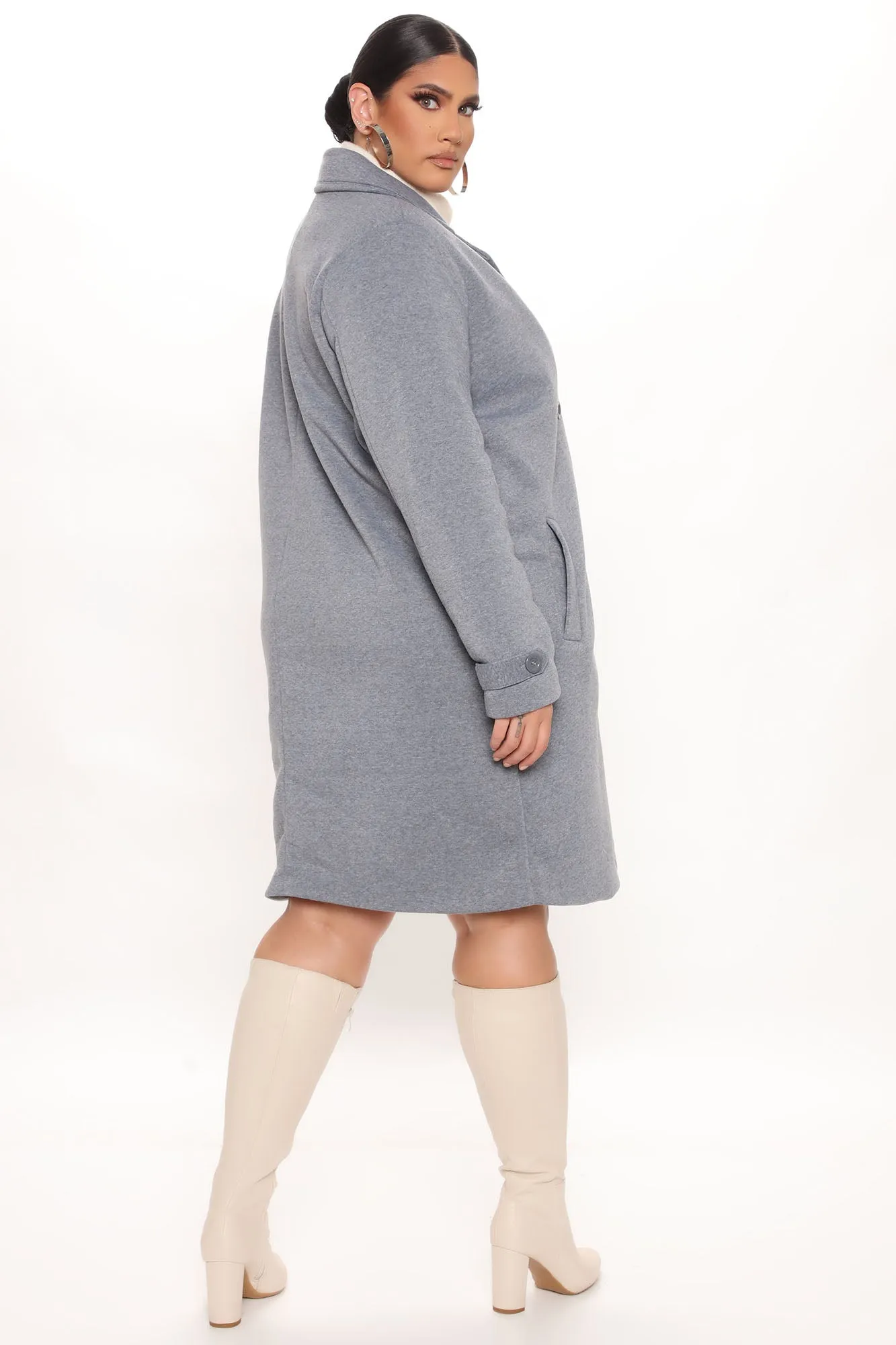 All Business Baby Coat - Heather Grey