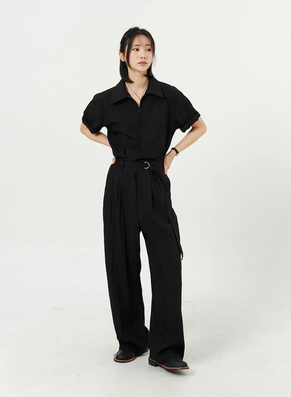 Belt Tailored Pants OM309