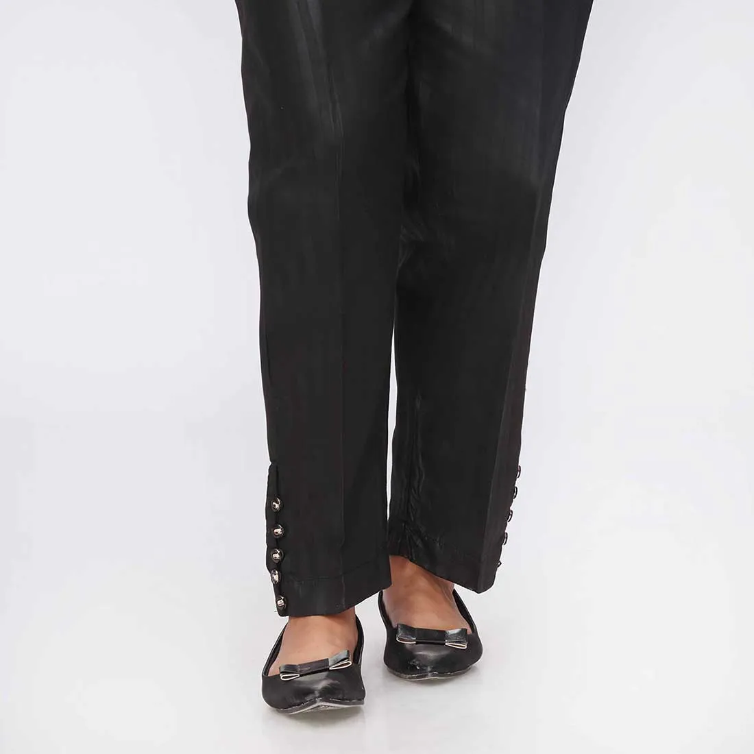 Black Cambric Slim Fit Trouser PW3653