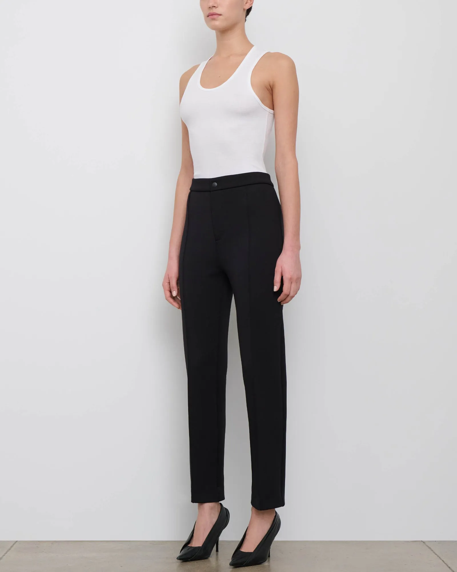 Bonded Slim Trousers