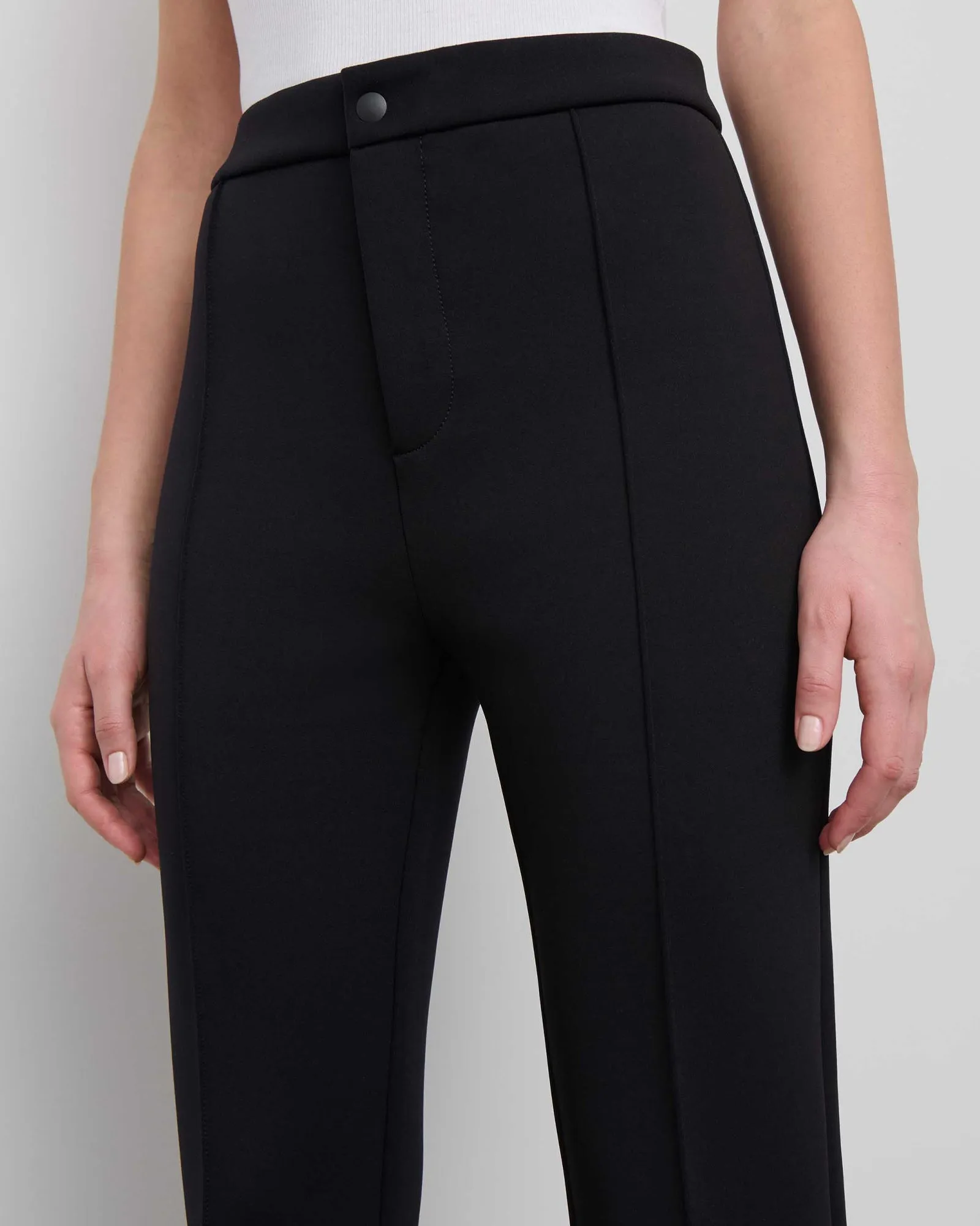 Bonded Slim Trousers