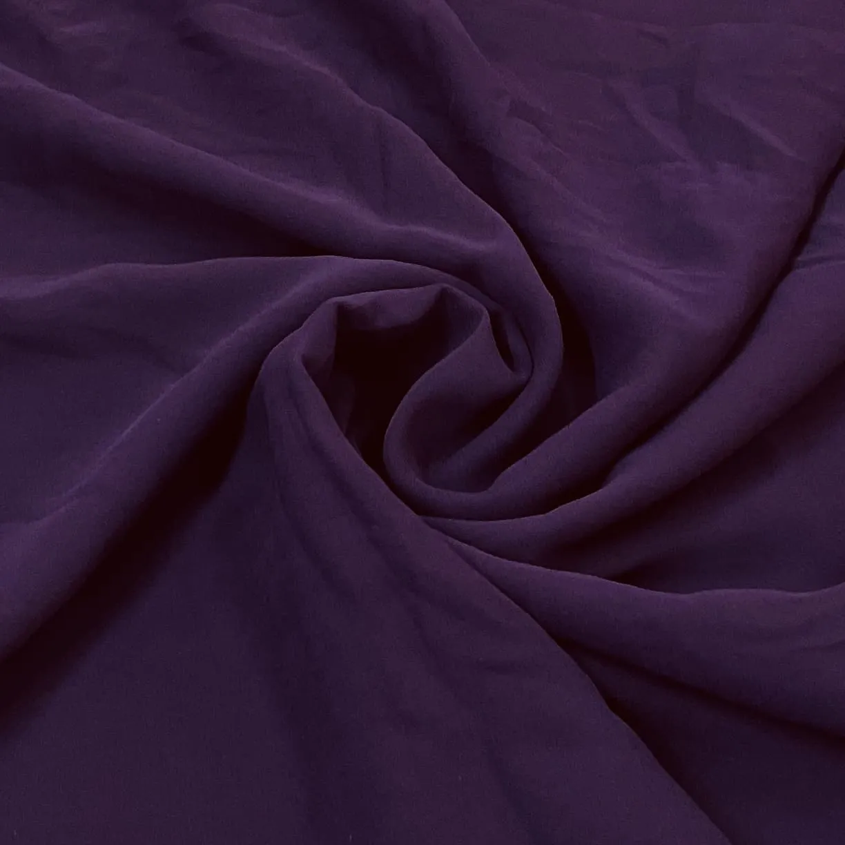 Classic Purple Solid Georgette Fabric