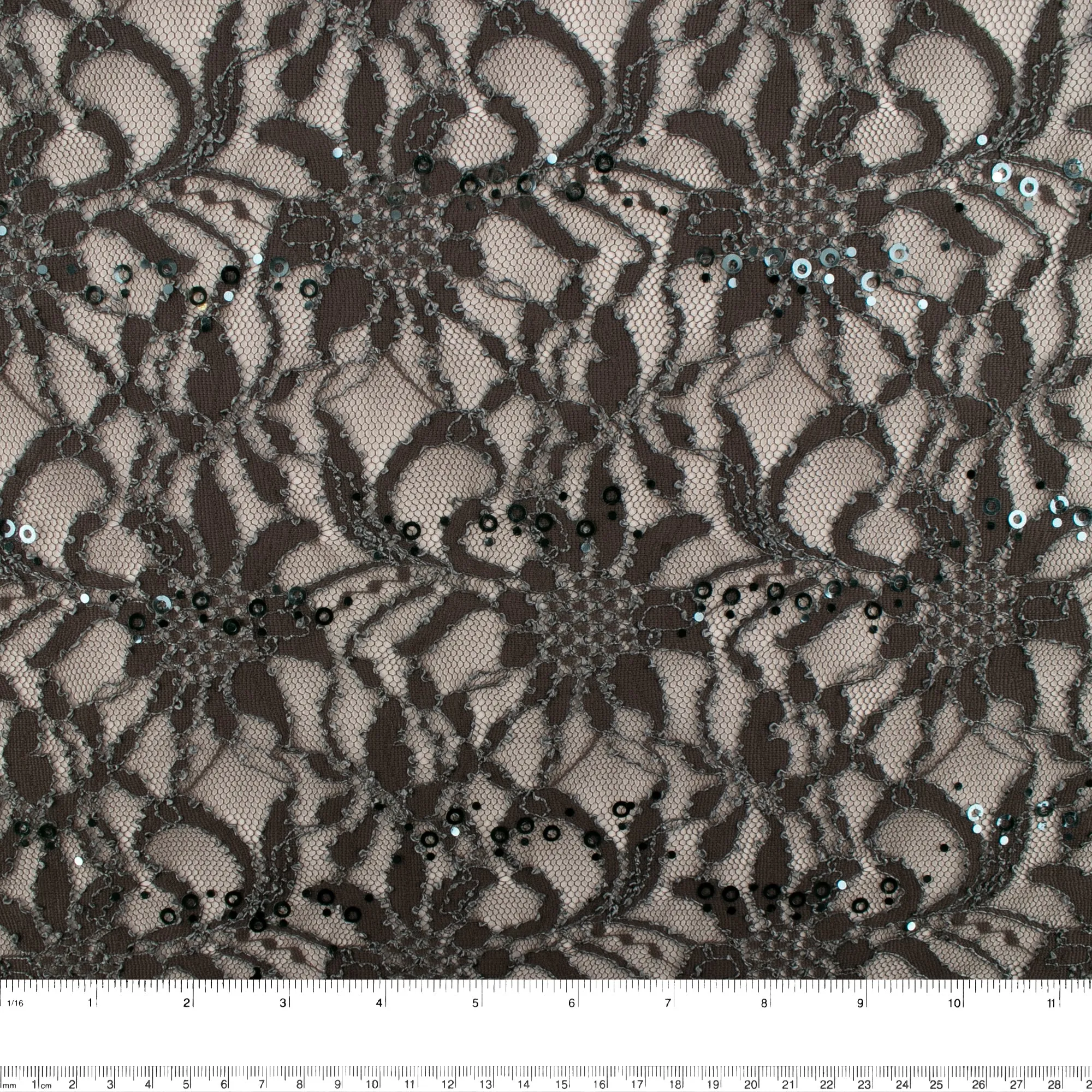 Corded lace - VIRGINIA - Deep olive