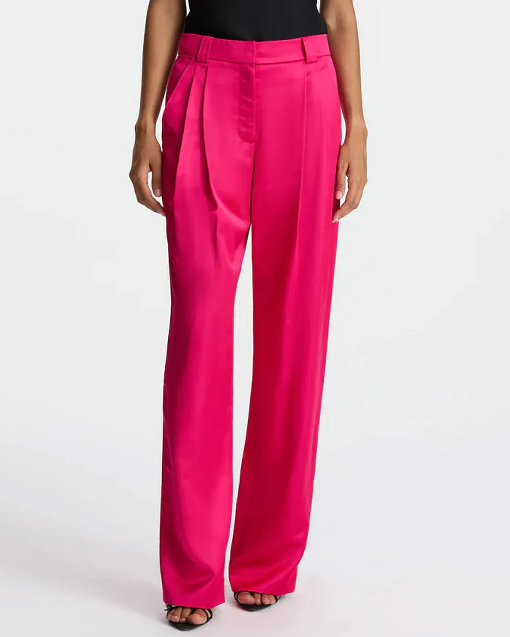 Disco Pink Structured Fynn Pant