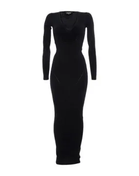 Dsquared2 Women Long dress Black XS INT