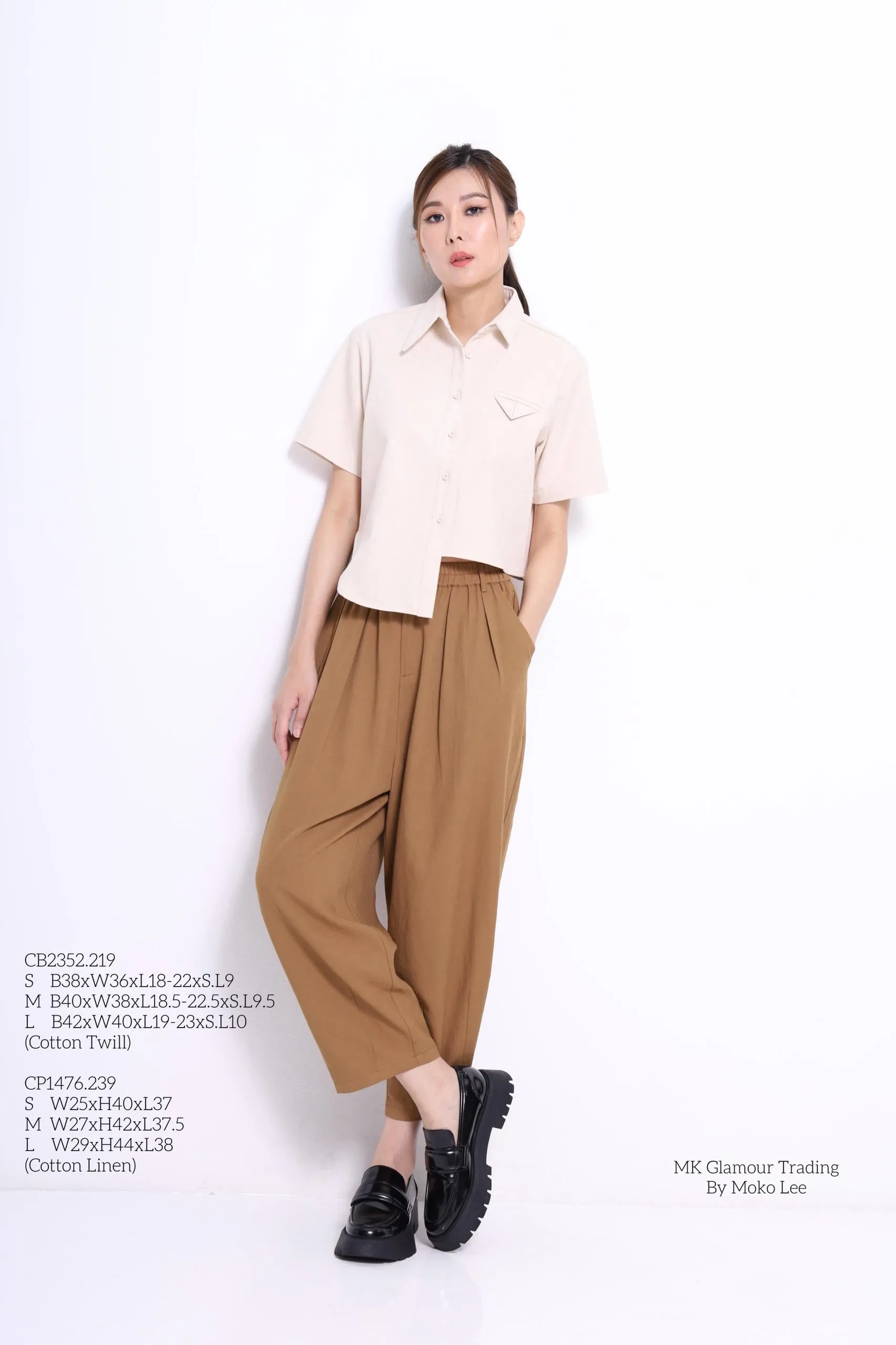 Felise Tailored Peg Leg Pants