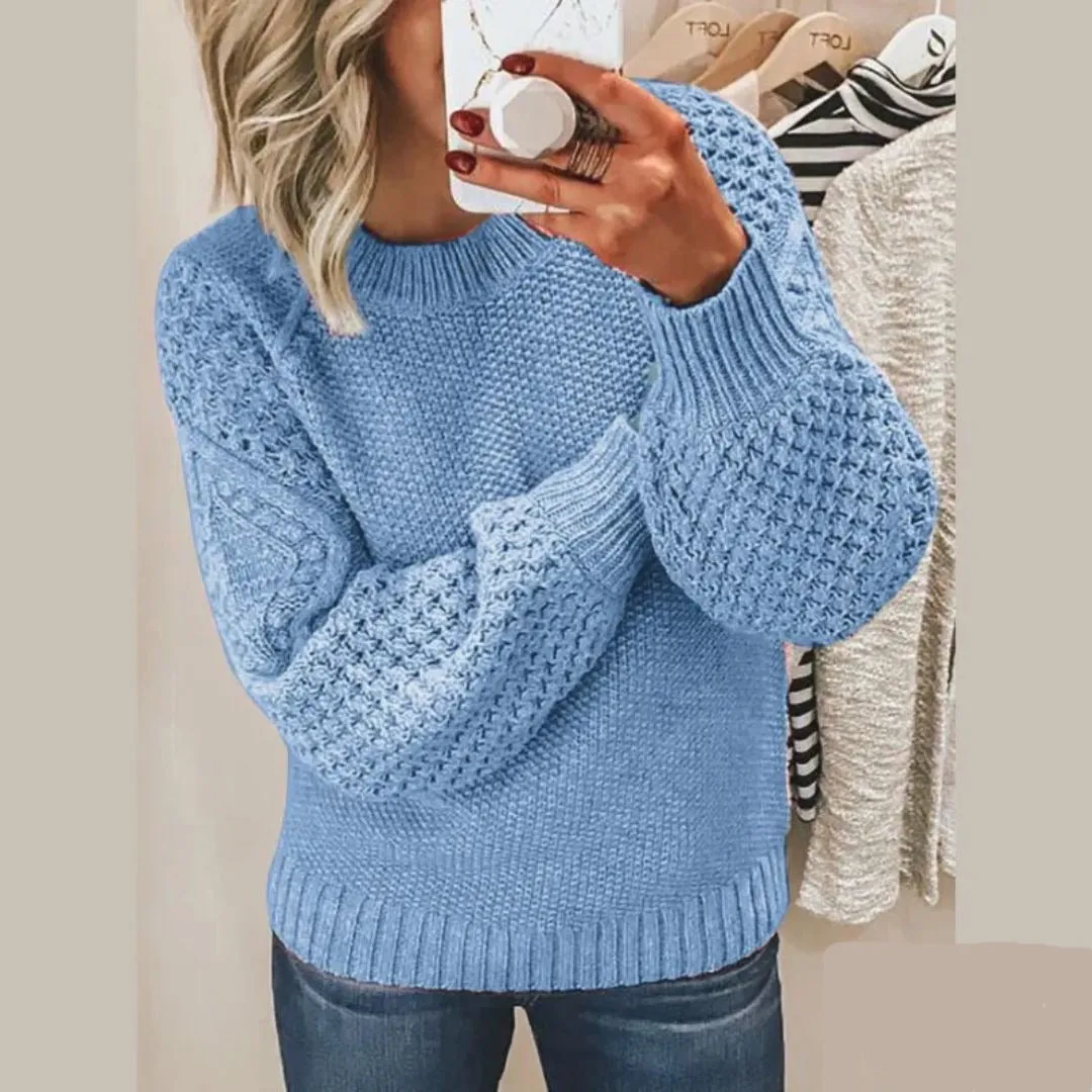 Ivyshape | Comfortable O-Neck Sweater