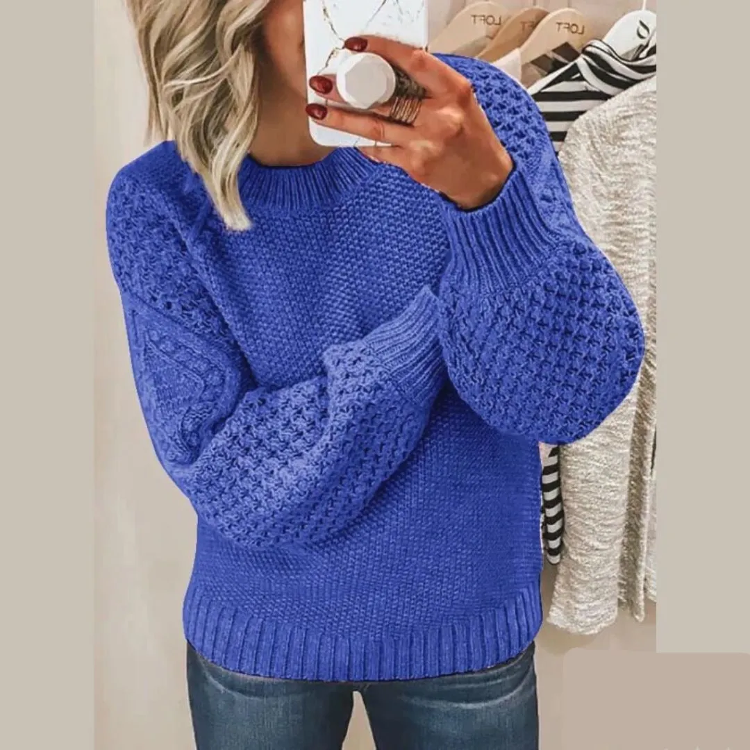 Ivyshape | Comfortable O-Neck Sweater