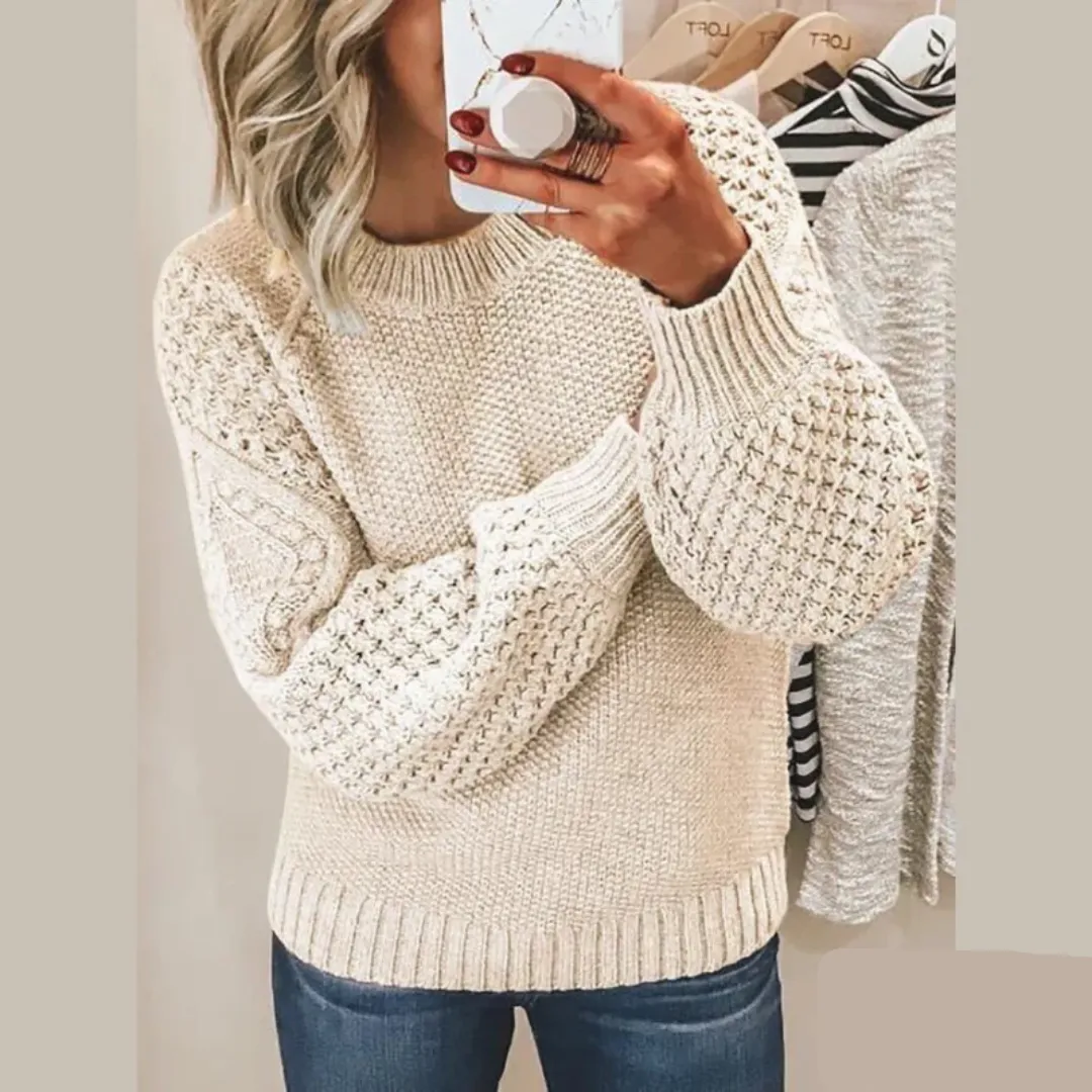 Ivyshape | Comfortable O-Neck Sweater