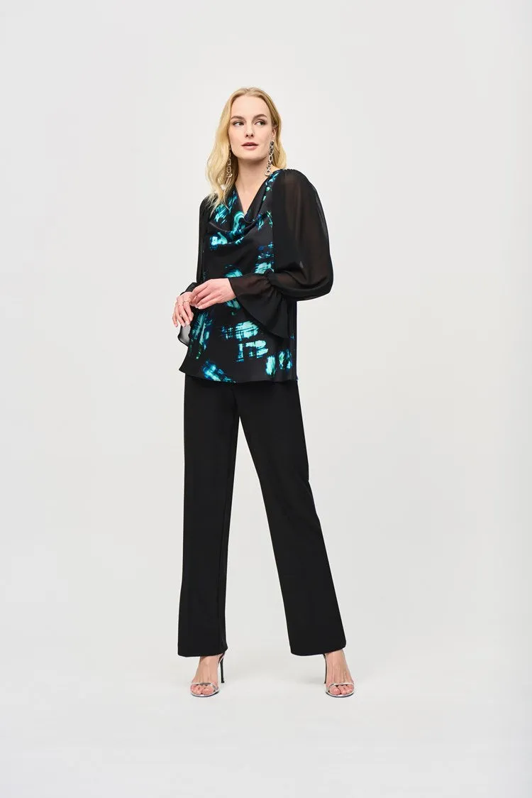 Joseph Ribkoff Wide-Leg Pull-On Pants