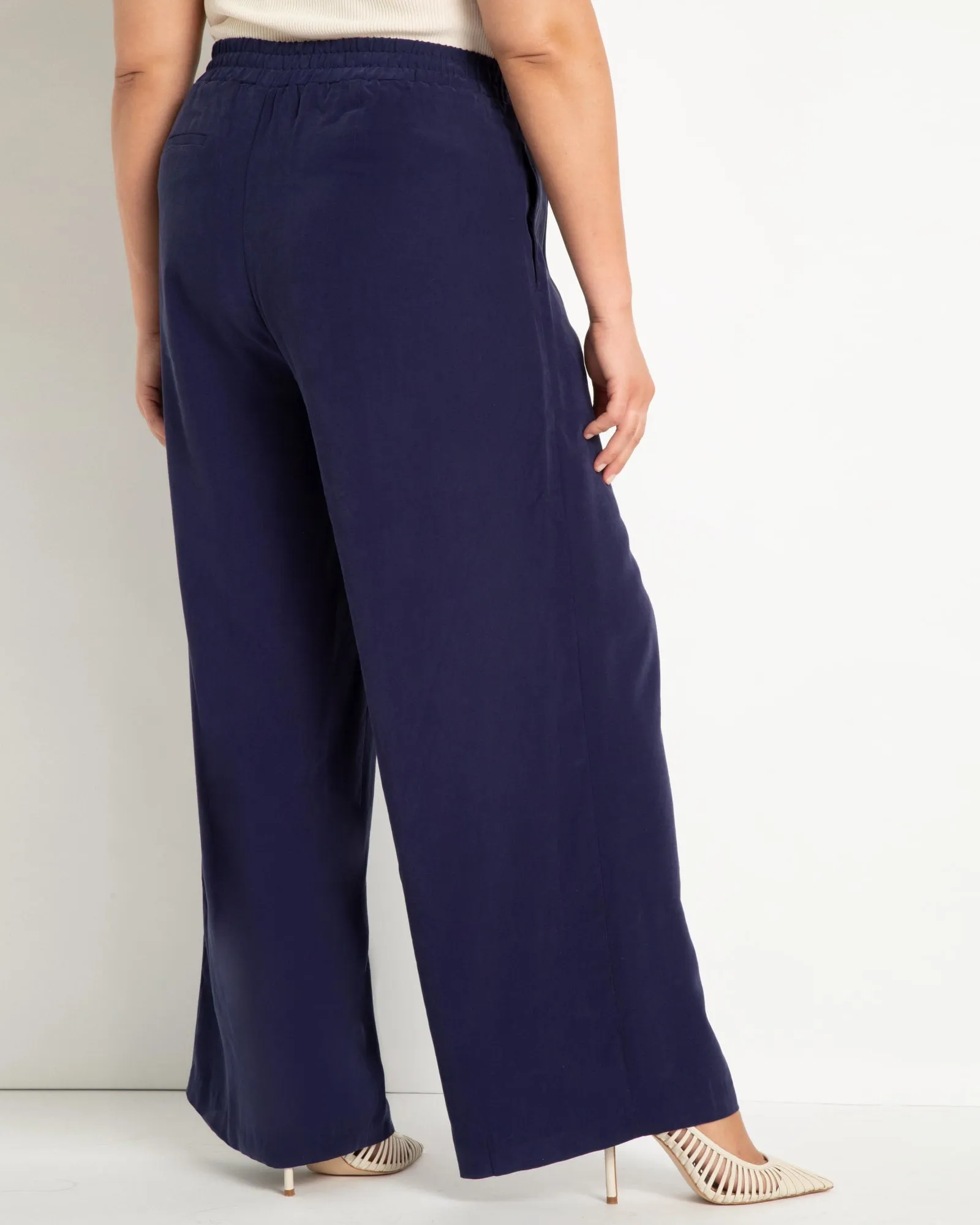 Lizzy Wide Leg Pant | Evening Blue