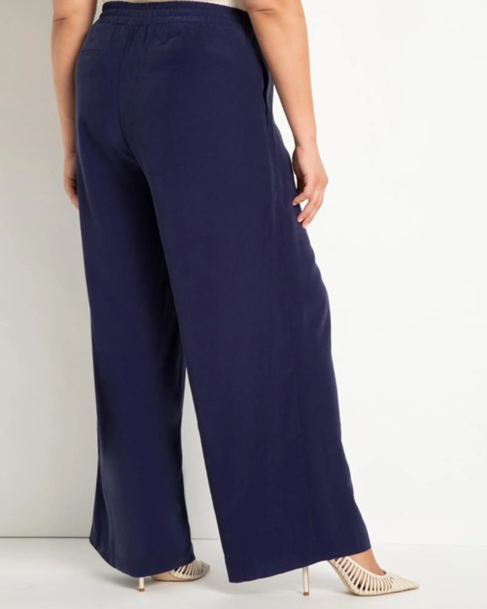 Lizzy Wide Leg Pant | Evening Blue