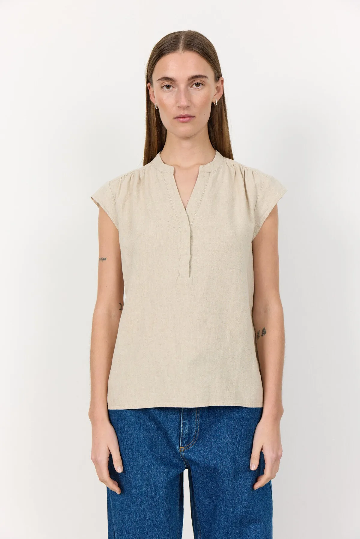 LR-NAJA 19 Blouse Sand