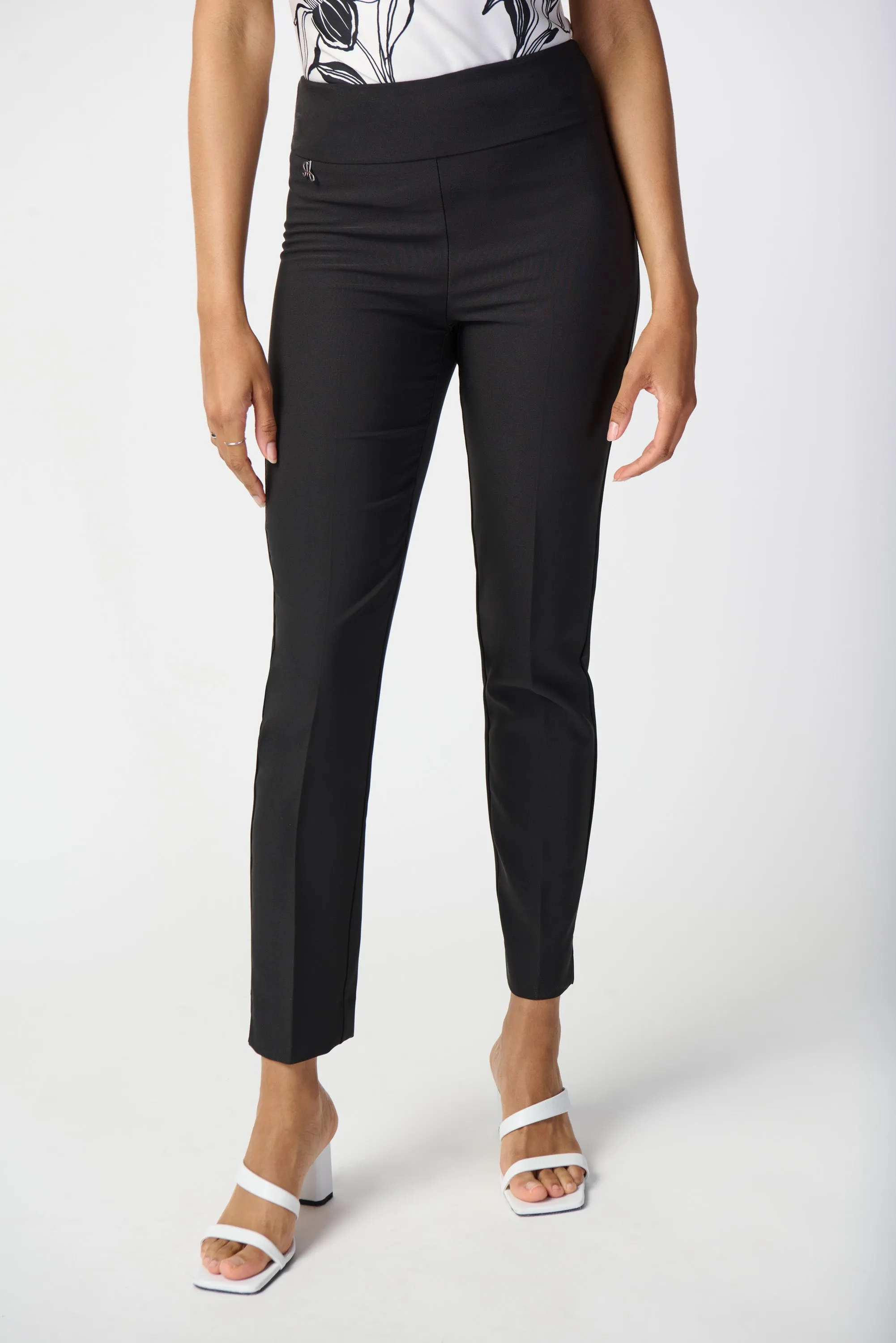 Lux Twill Slim-Fit Pull-On Pants