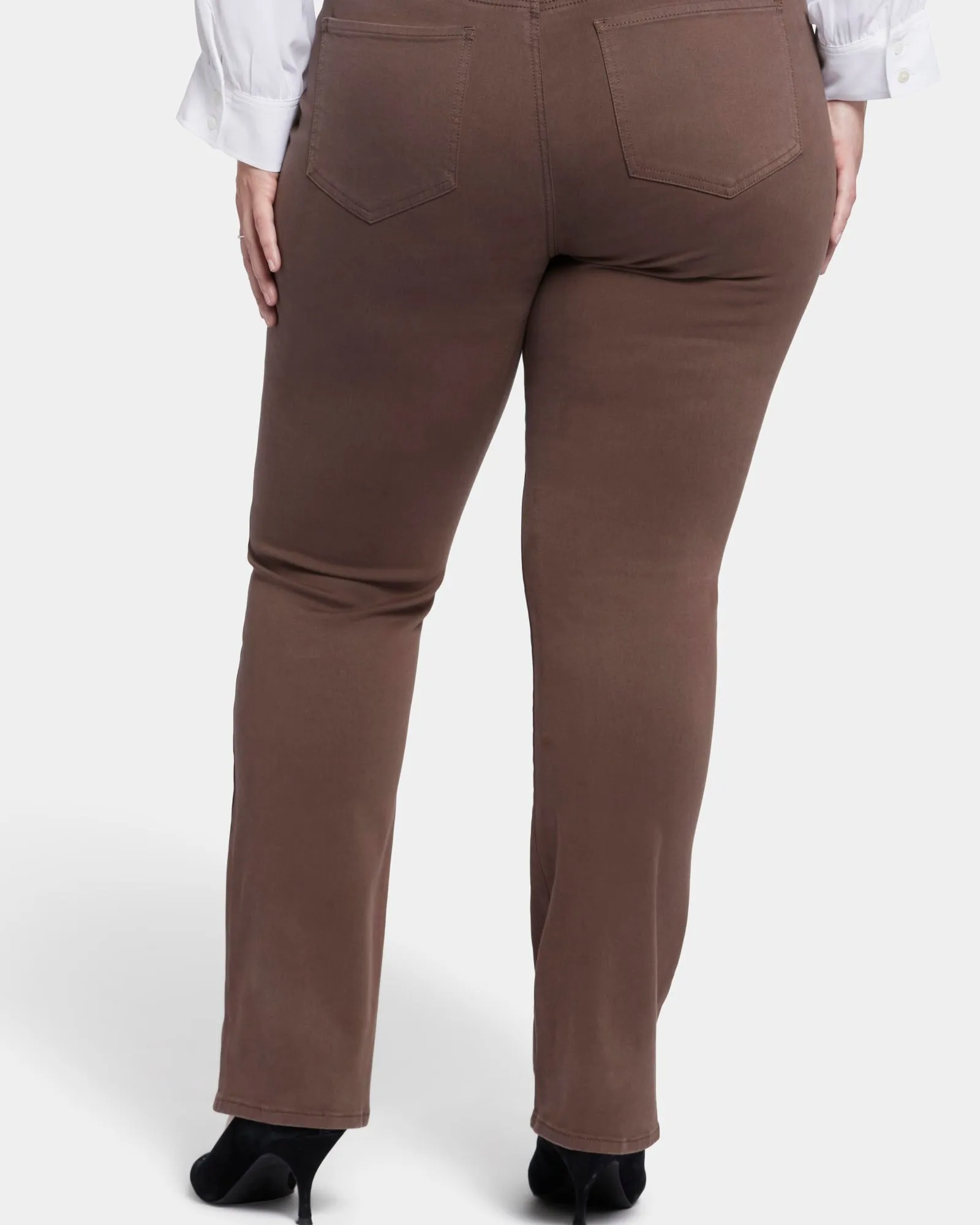 Marilyn Straight Leg Pant | Coffee Bean