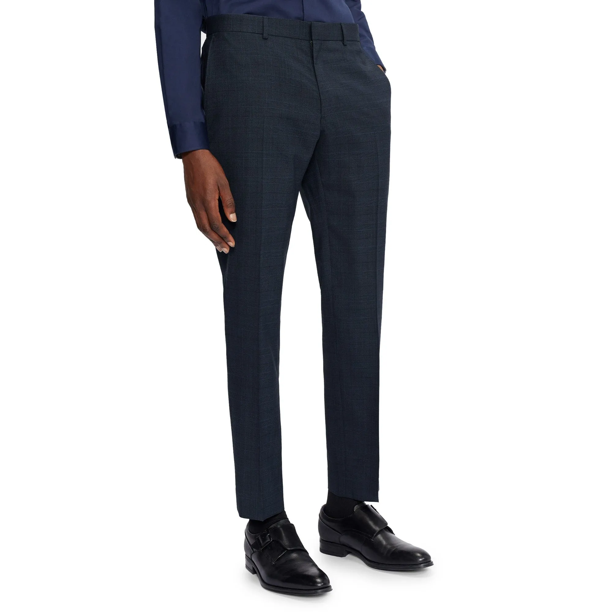 Men Mps-Ezets-Slim Fit Suit Trouser - Navy