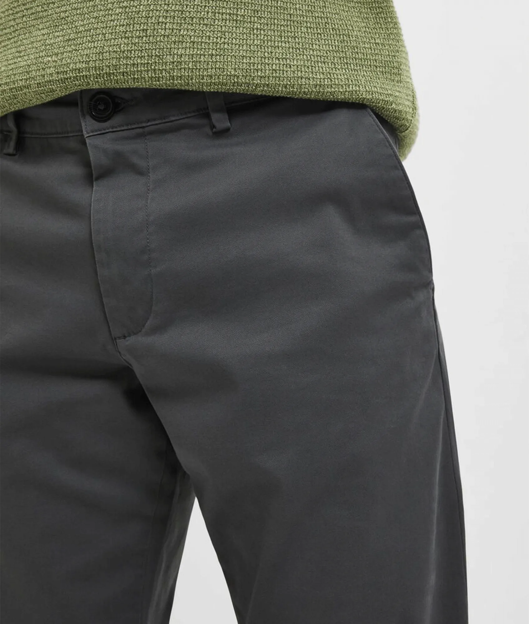 Mens Selected Homme Trousers - Grey