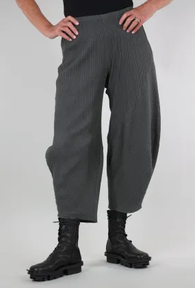 Micropleat Lantern Pant, Charcoal