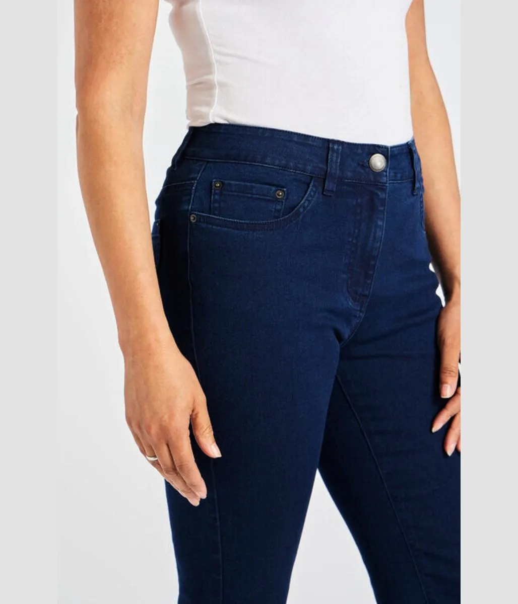 Navy Susie Slim Leg Jeans