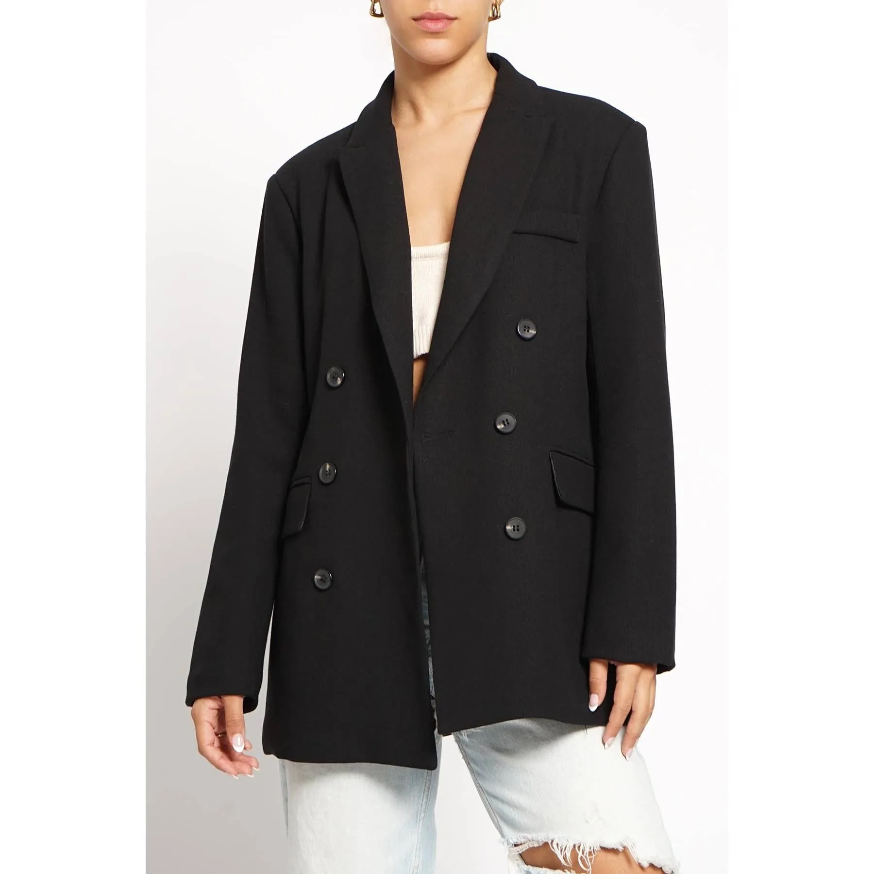 Sans Souci Oversized Double Breasted Blazer