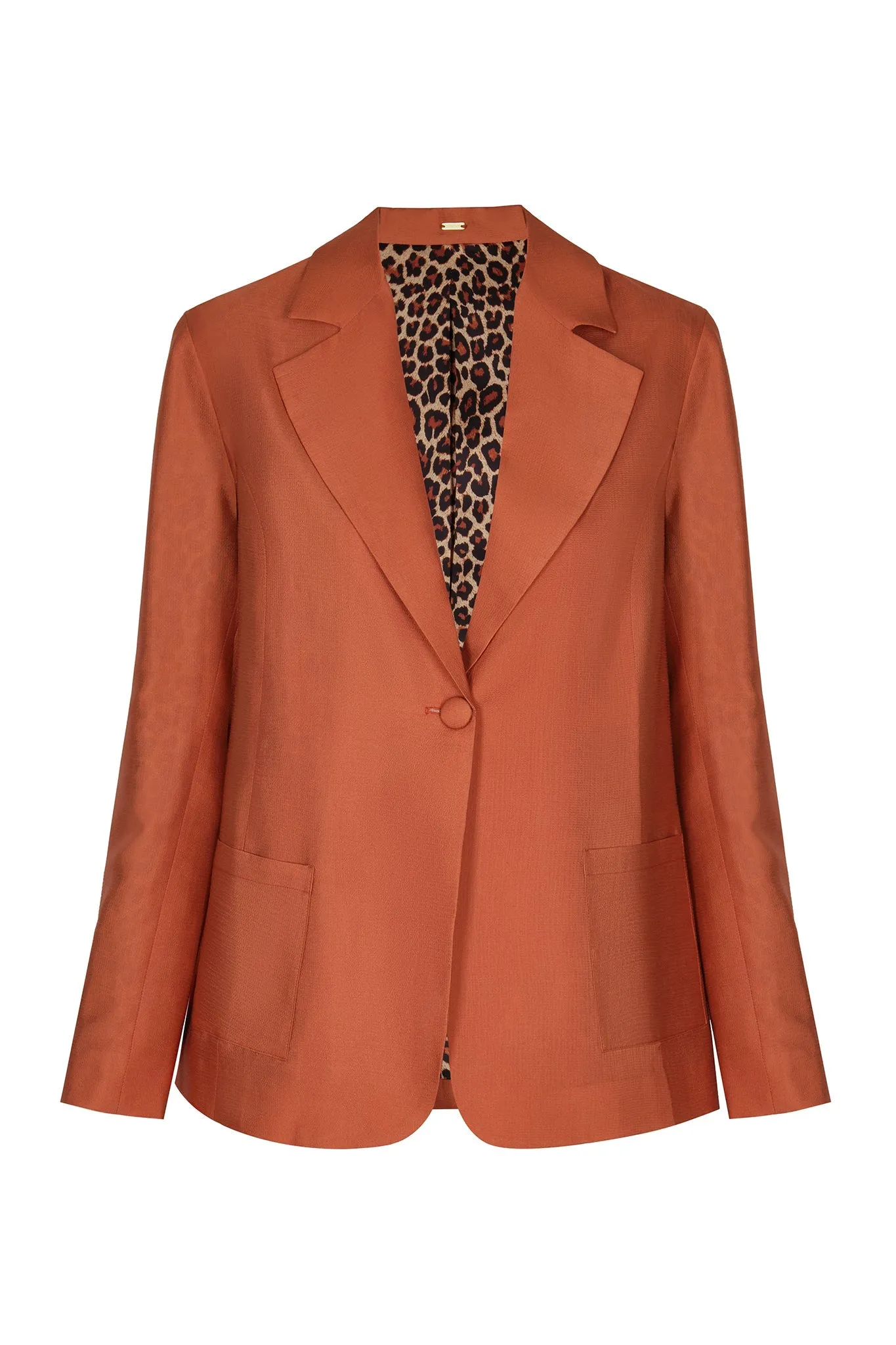 Santo Tomás Martellato Silk Blazer / Terra Orchideas