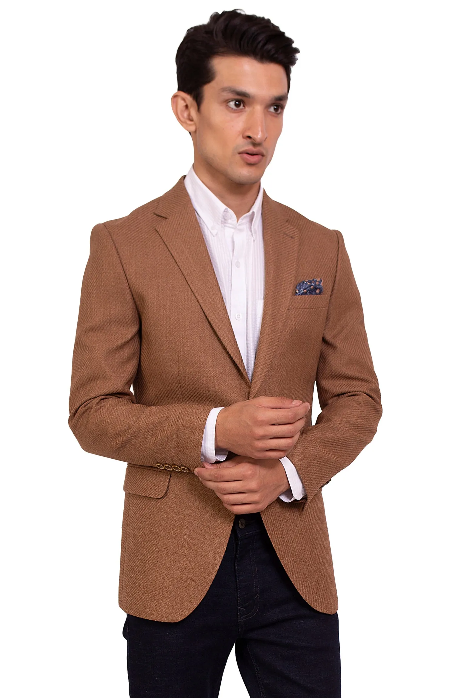 Sharp Light Brown Textured