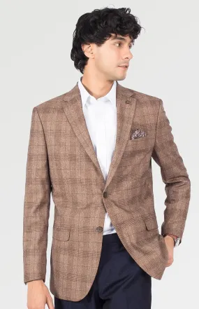 Sharp Textured Slub Plaid