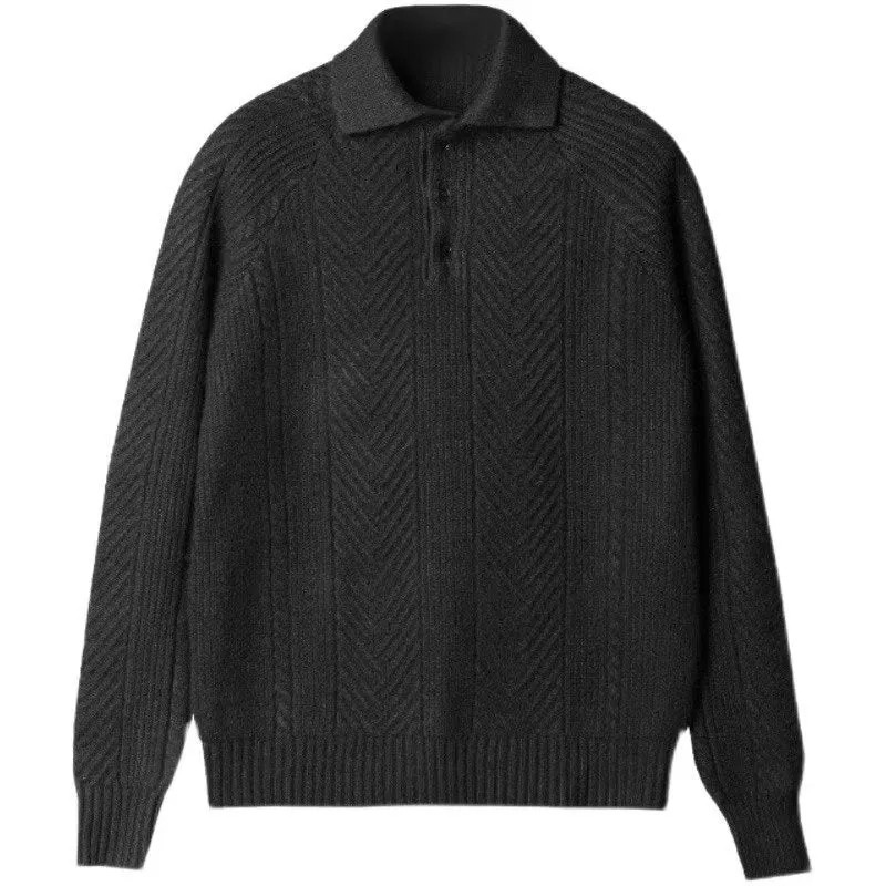 Slim-Fit Polyester Sweaters For Men