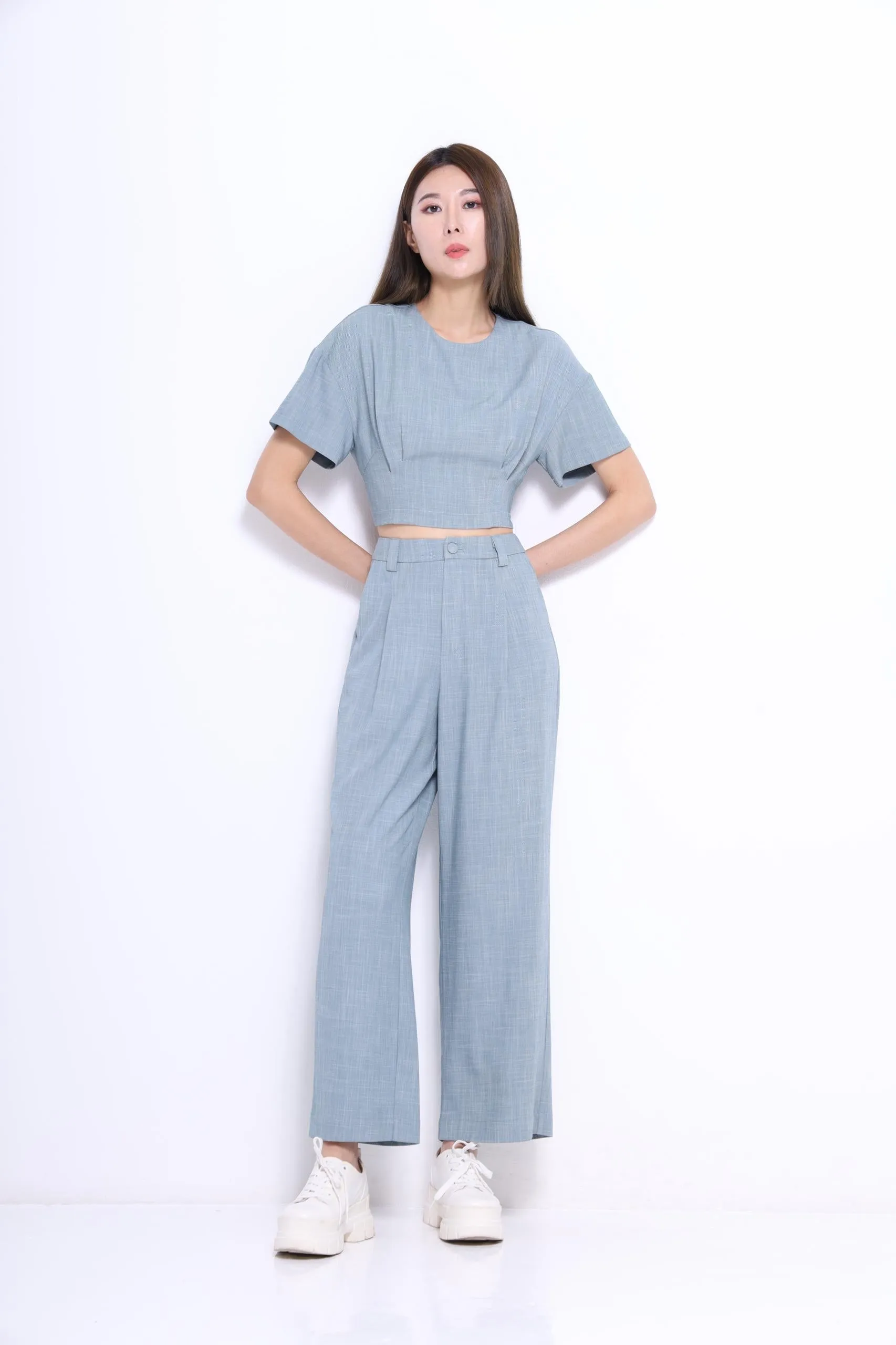 Veron Straight Cut Tailored Pants