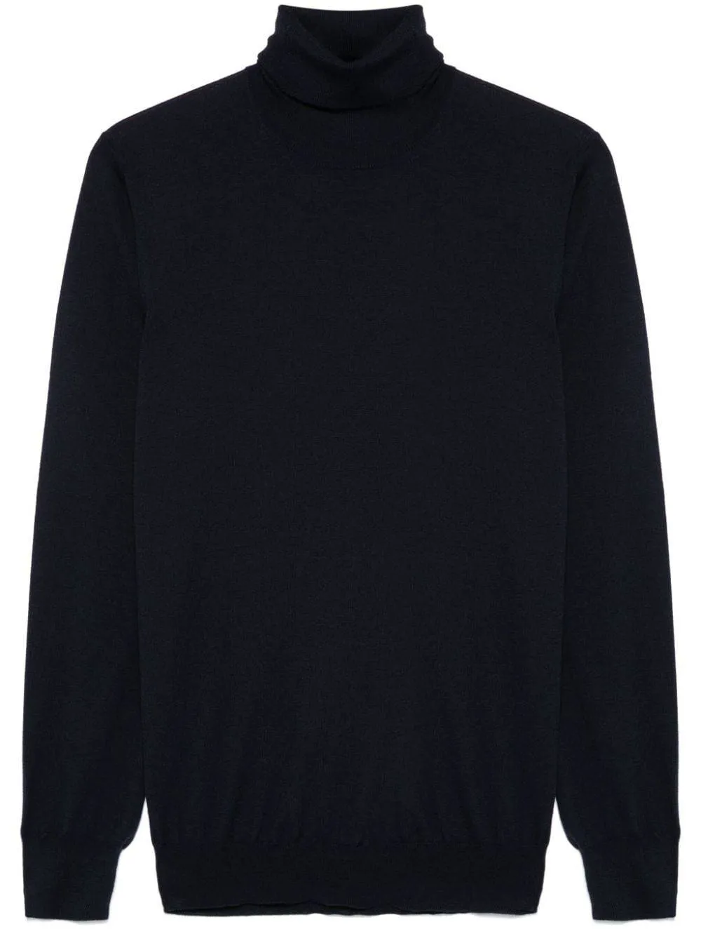 Virgin Wool Blue Sweater for Men