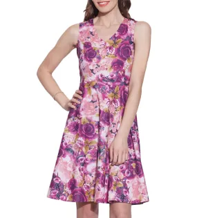 Women Apparels Cotton Printed Dress,Machine Washable,W-CPD36-1622, Size-36 Inch