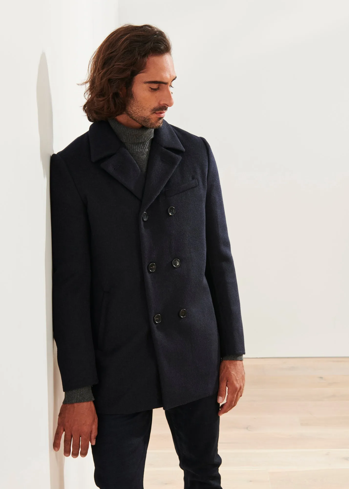 Wool Cashmere Peacoat