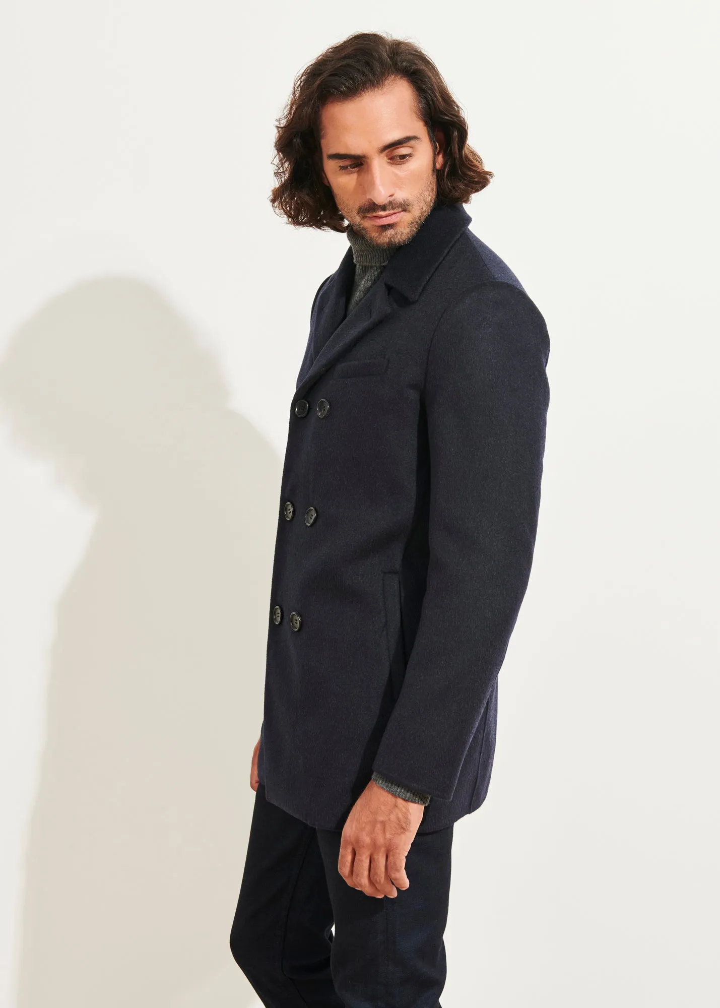 Wool Cashmere Peacoat